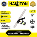 Hasston Siku Tukang 10'' Stainless Steel / Penggaris Siku (3910-000)
