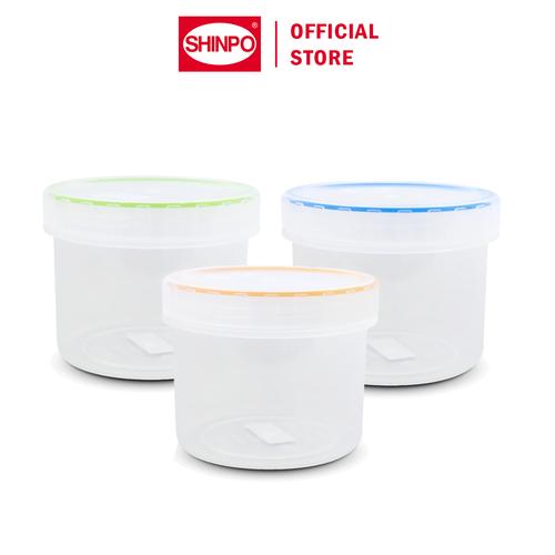 SHINPO Toples Plastik Ukuran M 500 ML Tempat Cemilan SPO-SIP-351M