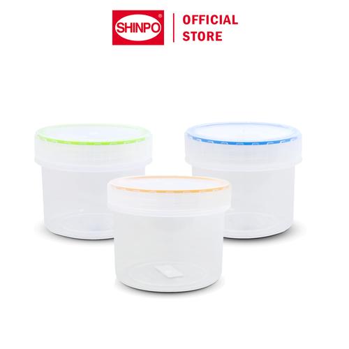 SHINPO Toples Plastik Ukuran S 250 ML Tempat Cemilan SPO-SIP-351S