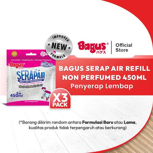 [Triple Bundle] Bagus Serapair 450ml Refill Non-Perfumed