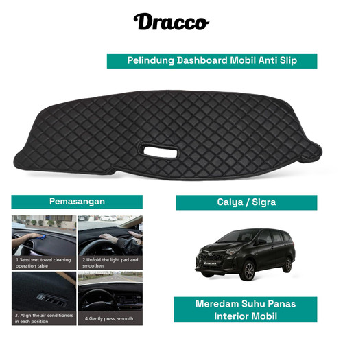 cover dashboard mobil calya sigra anti slip tebal premium dracco