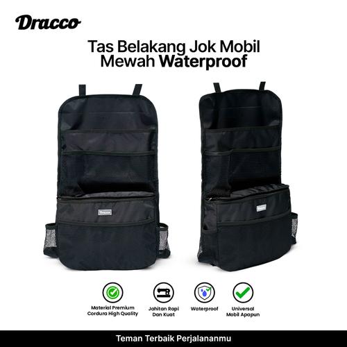 Dracco car seat organizer mobil awet multifungsi tas selempang Hitam
