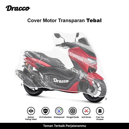 DRACCO cover motor yamaha nmax tebal 80 micron transparan waterproof