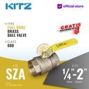 Ball Valve Full Port KITZ Fig. 600 SZA , Drat / Screw