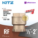 Tusen Klep / Vertical Check Valve with Spring / Per, KITZ Fig. 150 RF