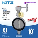 Butterfly Valve Aluminum KITZ Fig. G-10XJMEA , 10" - 250mm , GEAR