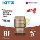 KITZ Tusen Klep Lift Check Valve w. Spring Fig. 150 RF , 3/4" - 20mm