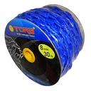 TORA Rantai PVC 8 MM x 30 Meter Warna Biru - Chain PVC