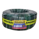 SINGAMAS Selang Air PVC Benang Hijau Lumut 3/4 Inch x 50 Meter