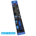 TORA Kikir Kayu 1/2 Bulat Gagang Karet 10 Inch - INDIA