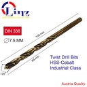 LINZ Mata Bor Besi & Stainless 7.5 MM - Drill Bits HSS Cobalt