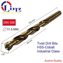 LINZ Mata Bor Besi & Stainless 11.5 MM - Drill Bits HSS Cobalt