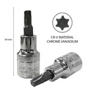 TORA Kunci Socket Bintang 1/2 DR T40 - Star Bit Socket