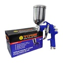 TORA Spray Gun F100G Body Biru - Alat Semprot Cat Tabung Atas