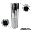 TORA Mata Sok 17 MM 1/2 DR 6 PT - Deep Socket