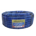 SINGAMAS Selang Air PVC Spiral Jumbo Warna Biru 1 Inch x 50 Meter