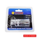 TORA Mata Sok & Busi Magnet 21 MM 3/8 DR - Socket Magnetic - TAIWAN