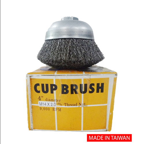 TORA Sikat Mangkok Putih 4 Inch - TAIWAN