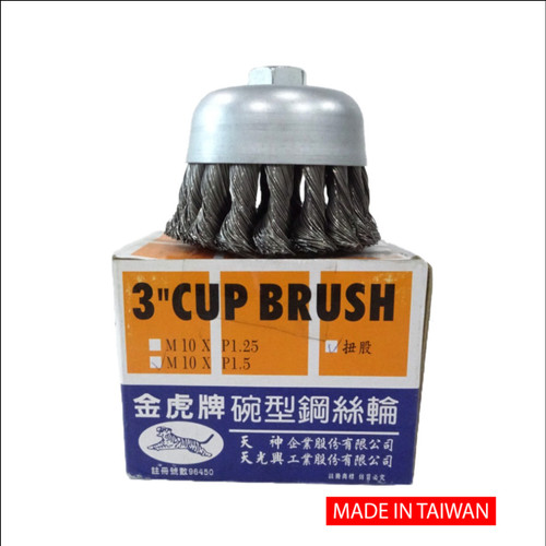 TORA Sikat Mangkok Kepang 3 Inch - TAIWAN