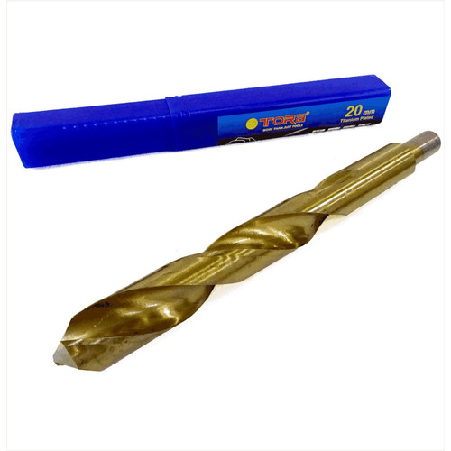 TORA Mata Bor Satuan Besi & Kayu 20 Mm HSS Kuningan