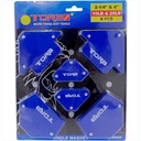 TORA Magnet Siku Segitiga Set 6 Pcs - Arrow Magnetic Welding Holder