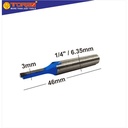 TORA Router One Blade Straight Bits 3 MM 1/4 Inch - Mata Profil