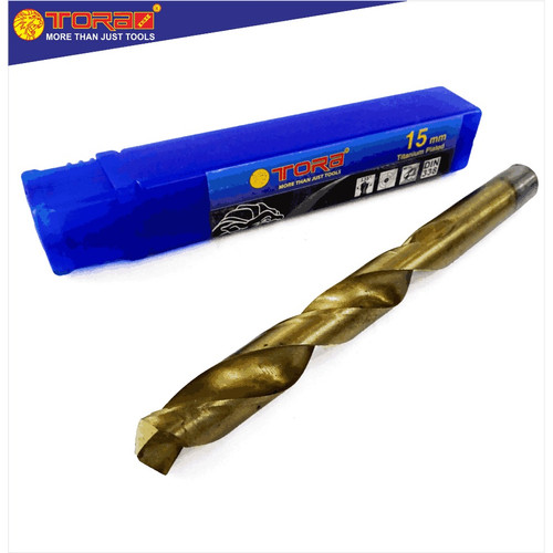 TORA Mata Bor Satuan Besi & Kayu 15 Mm HSS Kuningan