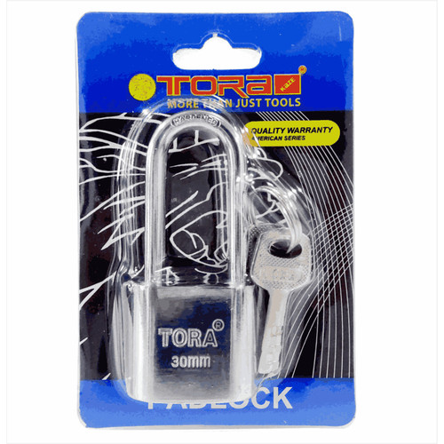 TORA Padlock Safety Long American 30 mm - Gembok Panjang 3 Kunci