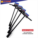 TORA Kunci Sock T 1 Set (8,10,12,14 mm) - Wrench Socket T Crv - TAIWAN