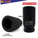 TORA Mata Sok Impact Long 38 mm 1" 6 PT - Socket Deep Impact - Taiwan