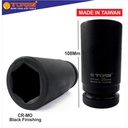 TORA Mata Sok Impact Long 36 mm 1" 6 PT - Socket Deep Impact - Taiwan