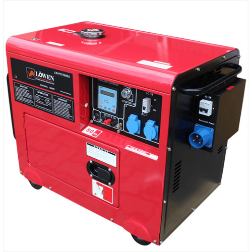 LOWEN Genset Diesel Solar - Generator 5000 W 5 kW GP7500SA