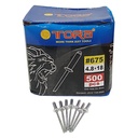 TORA Paku Rivet Warna Silver Box 675 4.8 x 18 mm