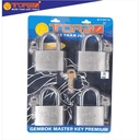 TORA Gembok Master Key Premium - Master Key New 60 mm 4 Pcs