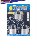 TORA Gembok Master Key Premium - Master Key New 50 mm 3 Pcs
