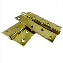 TORA Engsel Besi NB & GP - Hinges Polished Nickel & Brass 5"x3cmx2.1mm