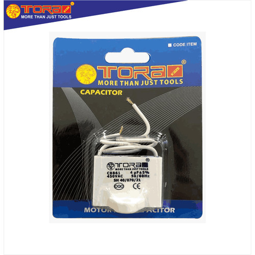 TORA Capasitor - Kapasitor Kotak 10 - 12 Mikro Farad +-5% 450VAC