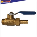 TORA Kran Angin - Keran Udara - Ball Valve Full Brass 1/4 Inch