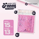 Amplop Bubble Wrap Envelope Bag PINK HOLOGRAM Security Mailer RUSFET