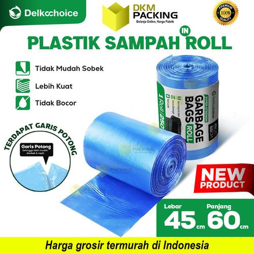Kantong Plastik Sampah Jumbo Roll Trash Bag Premium Tebal Delkochoice