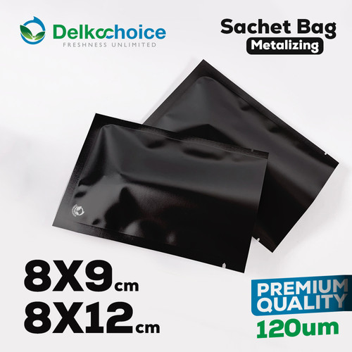Sachet Bag PREMIUM FOOD GRADE Kemasan Metalizing Foil Delkochoice