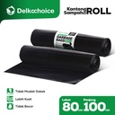 KANTONG PLASTIK SAMPAH 80x100cm JUMBO HITAM TEBAL TERMURAH SATUAN