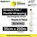 Plastik Wraping Stretch Film 35cm x 250m BENING DELKOWRAP / SATUAN