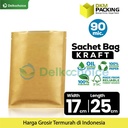 Kemasan Sachet Drip Bag Kraft Paper Saset FOOD GRADE DELKOCHOICE 17x25