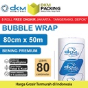 Plastik Bubble Wrap Bening Premium 80CM x 50M TEBAL DKM+ Bubblewrap
