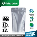 Standing Pouch Silver Metalizing Alu Foil Kemasan Makanan Delkochoice
