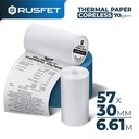 Kertas Thermal Core Coreless Kertas Printer Resi Barcode POS DUS