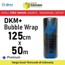 BubbleWrap DKM PLUS 50cm Plastik Bubble Wrap BERWARNA TERMURAH / ROLL