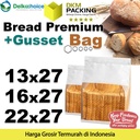 BUNGKUS ROTI PLASTIK KLIP DELKOCHOICE BREAD PREMIUM BAG / TERMURAH