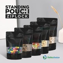 Standing Pouch MATTE Plastik Klip Kemasan Makanan DELKOCHOICE PREMIUM
